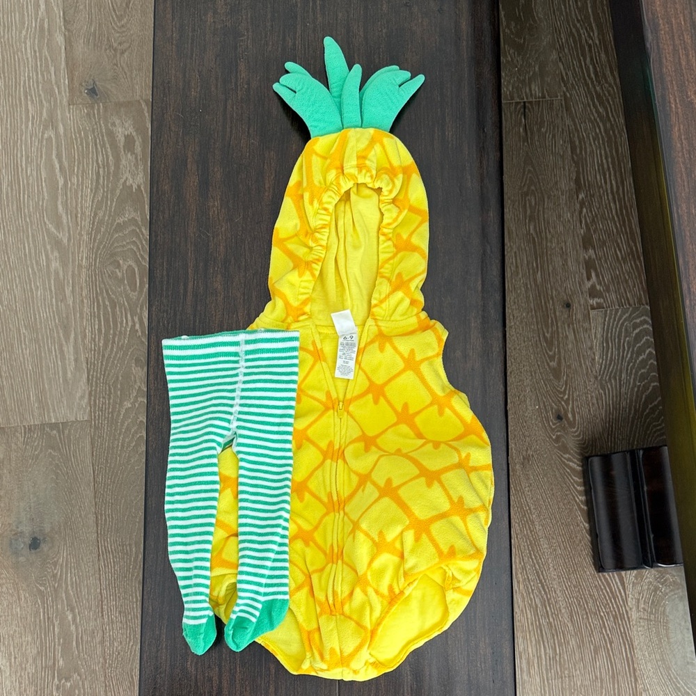 Carter's Yellow Pineapple Outfit